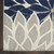 Homeroots Home Decor Ivory and Navy Indoor Outdoor Runner Rug, 2 X 8 feet