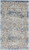 Homeroots Home Decor 2 x 4 Inches Ivory And Blue Oriental Power Loom Non-Skid Area Rug