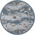 90" X 114" Seafoam Polyester Rug