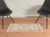 2' X 3' Ivory And Gold Oriental Power Loom Stain Resistant Area Rug With Fringe