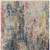 2' X 4' Blue And Beige Abstract Power Loom Non Skid Area Rug - 606114459903