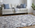 4' X 6' Ivory Gray And Taupe Geometric Power Loom Stain Resistant Area Rug