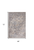 4' X 6' Ivory Latte Oriental Power Loom Distressed Washable Area Rug