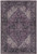 9' X 13' Purple Oriental Distressed Non Skid Area Rug