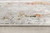 8' Gray and Ivory Abstract Power Loom Runner Rug