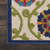 12' Ivory And Blue Indoor Outdoor Runner Rug - Ivory, Blue