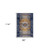 7' x 9' Blue and Orange Medallion Power Loom Area Rug