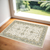 2' X 3' Ivory And Blue Oriental Area Rug