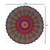 3' Pink Wool Hand Tufted Round Rug