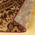 8' X 10' Red And Gold Floral Area Rug