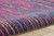 4' X 6' Blue And Orange Abstract Area Rug