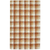 2' X 3' Orange Beige And Brick Red Wool Plaid Hand Tufted Area Rug