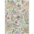 9' X 12' Ivory Fern Green And Artichoke Green Paisley Washable Indoor Outdoor Area Rug