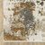 3' X 5' Beige And Gray Abstract Area Rug With Fringe