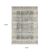 8' X 10' Gray And Ivory Oriental Area Rug