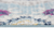 8' Runner Blue and Ivory Medallion Runner Rug