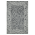 2' X 3' Gray And Ivory Wool Geometric Hand Hooked Area Rug