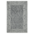 2' X 3' Gray And Ivory Wool Geometric Hand Hooked Area Rug