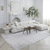 8' X 11' Gray and Ivory Abstract Distressed Area Rug