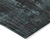 9' X 12' Teal Blue Gray And Ivory Abstract Washable Indoor Outdoor Area Rug