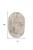 6' X 9' Beige and Gray Abstract Power Loom Area Rug
