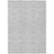 10' X 14' Silver And Gray Medallion Washable Indoor Outdoor Area Rug