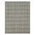 2' X 3' Gray And Beige Wool Plaid Hand Woven Area Rug