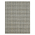 2' X 3' Gray And Beige Wool Plaid Hand Woven Area Rug