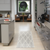 6' Gray Geometric Runner Rug