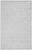 4' X 6' White and Silver Geometric Hand Woven Area Rug
