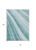 8' X 10' Teal Blue Turquoise And Aqua Striped Washable Indoor Outdoor Area Rug