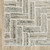10' X 13' Ivory Beige Grey Brown Pale Blue And Charcoal Geometric Power Loom Stain Resistant Area Rug