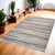 4' X 6' Beige and Gray Abstract Distressed Area Rug
