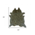 60" X 84" Leopard Cowhide - Area Rug