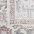 4' X 6' Ivory and Gray Floral Distressed Non Skid Area Rug