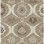 10' X 14' Taupe Brown And Ivory Medallion Washable Indoor Outdoor Area Rug