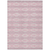 8' X 10' Pink Ivory And Gray Geometric Washable Indoor Outdoor Area Rug