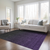 10' X 14' Eggplant Purple And Charcoal Abstract Washable Indoor Outdoor Area Rug