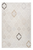 7' X 10' Cream and Beige Geometric Distressed Area Rug