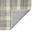 4' X 6' Gray And Ivory Wool Plaid Hand Tufted Area Rug