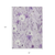 8' X 10' Lavender And Lilac Floral Washable Indoor Outdoor Area Rug