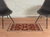 2' X 4' Red Black Blue Ivory Green And Salmon Oriental Power Loom Stain Resistant Area Rug