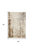 5' X 8' Tan Ivory And Gray Abstract Area Rug