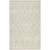 5' X 8' Ivory And Tan Wool Geometric Tufted Handmade Stain Resistant Area Rug