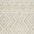 5' X 8' Ivory And Tan Wool Geometric Tufted Handmade Stain Resistant Area Rug