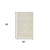 5' X 8' Ivory And Tan Wool Geometric Tufted Handmade Stain Resistant Area Rug