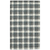 4' X 6' Dark Gray And Ivory Wool Plaid Hand Tufted Area Rug