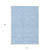 10' X 14' Sky Blue And Blue Floral Washable Indoor Outdoor Area Rug