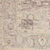 6' X 9' Ivory Pink And Gray Floral Medallion Distressed Area Rug