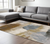 10' X 13' Beige And Rust Abstract Distressed Area Rug With Fringe